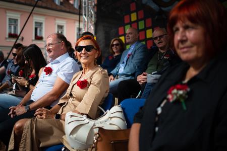 Izjemen obisk zaznamoval 50. Dneve narodnih noš in oblačilne dediščine v Kamniku (Blaž T. Muc)  (40)